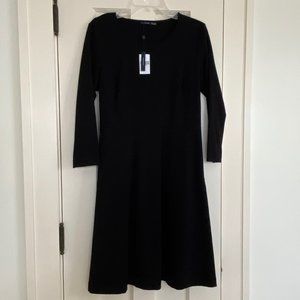 MAGASCHONI Black Long Sleeve Dress Rayon/Spandex | Size 8 | NEW!!